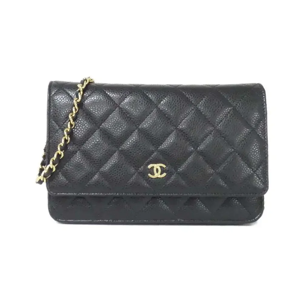 CHANEL Authentic Black Wallet